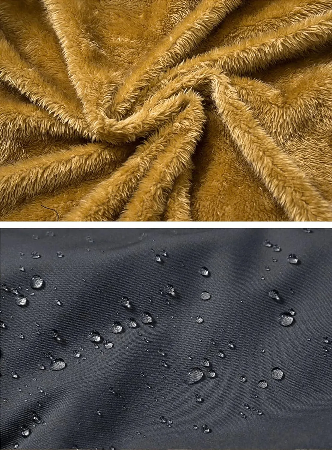 MAGNIVIT Men's Winter Jacket Puffer Coats Thicken Warm Fur Down Parka Jcket with Removable Hood