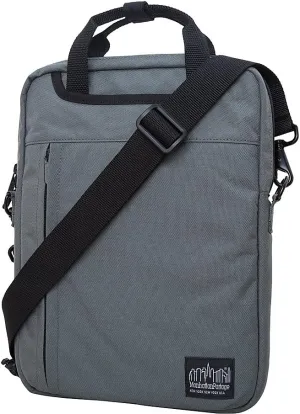 Manhattan Portage Commuter Jr Laptop Bag (13 In) 3-Way Carry With Removeable Shoulder Strap In 1000D Cordura For Work College (Grey)