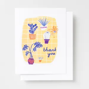 Many Thanks Plant Card