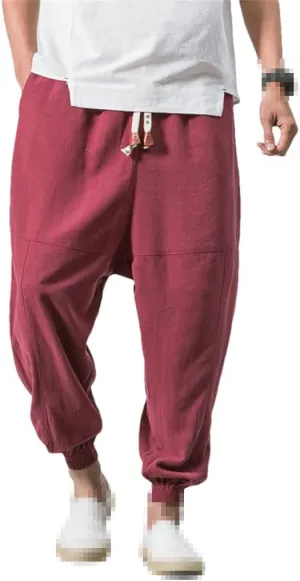 MenS Trousers Jogging Vintage Harem Pants Men Casual Street Plus Size Harajuku Joggers Pants