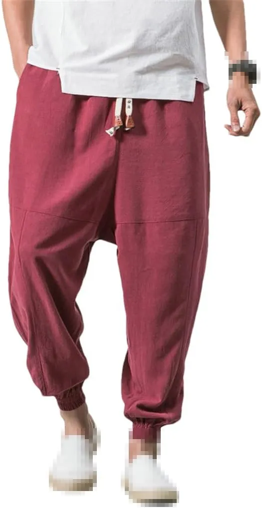 MenS Trousers Jogging Vintage Harem Pants Men Casual Street Plus Size Harajuku Joggers Pants