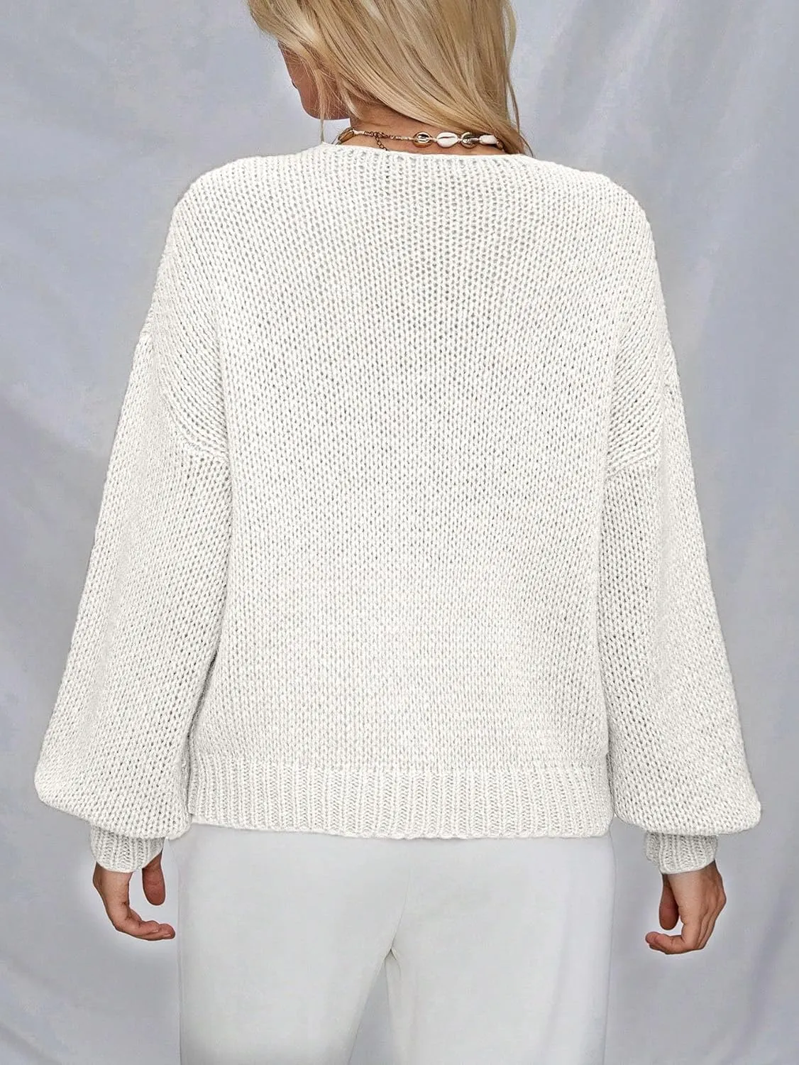 Milumia Women Y2k Tie Front Oversized Knitted Cardigan Open Front Knitwear Sweater Cardigans