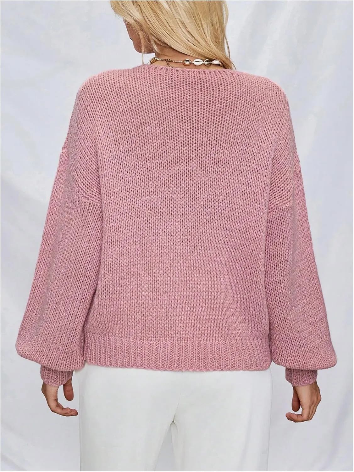 Milumia Women Y2k Tie Front Oversized Knitted Cardigan Open Front Knitwear Sweater Cardigans