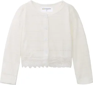 Mud Kingdom Little Girls Long Sleeve Bolero Shrug Lace Short Cardigan