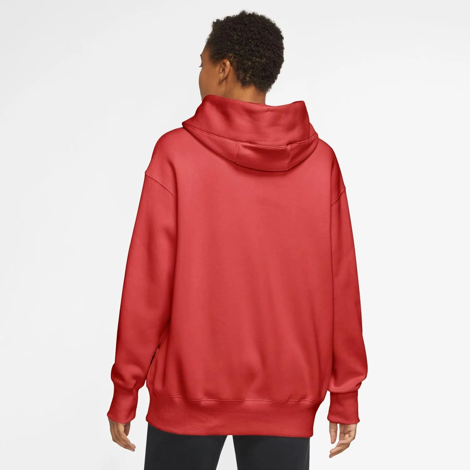 Nike Sportswear Phoenix Fleece Women's Oversized Pullover Hoodie (DQ5860-657, University Red/Sail)