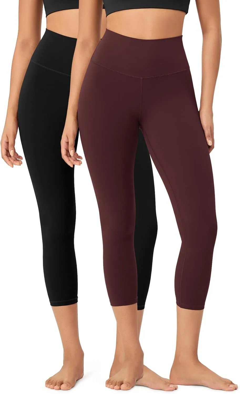 ODODOS 2-Pack Buttery Soft Lounge Yoga Leggings for Women 23" / 25" /28" High Waist Yoga Pants
