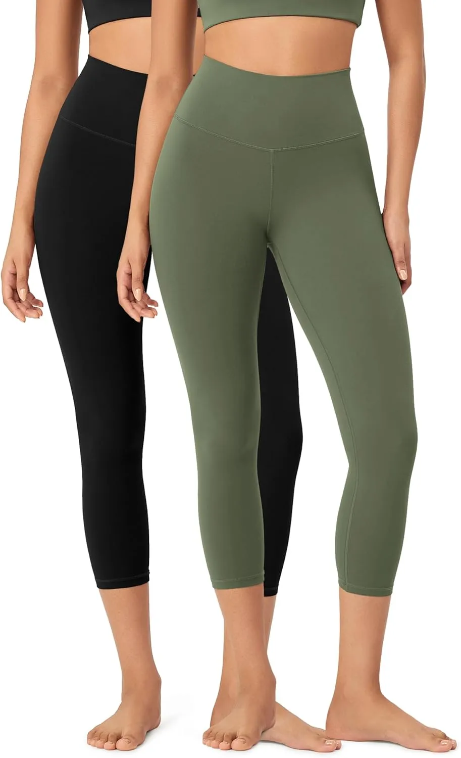ODODOS 2-Pack Buttery Soft Lounge Yoga Leggings for Women 23" / 25" /28" High Waist Yoga Pants