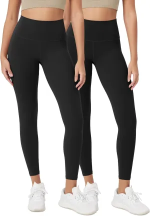 ODODOS 2-Pack Buttery Soft Lounge Yoga Leggings for Women 23" / 25" /28" High Waist Yoga Pants