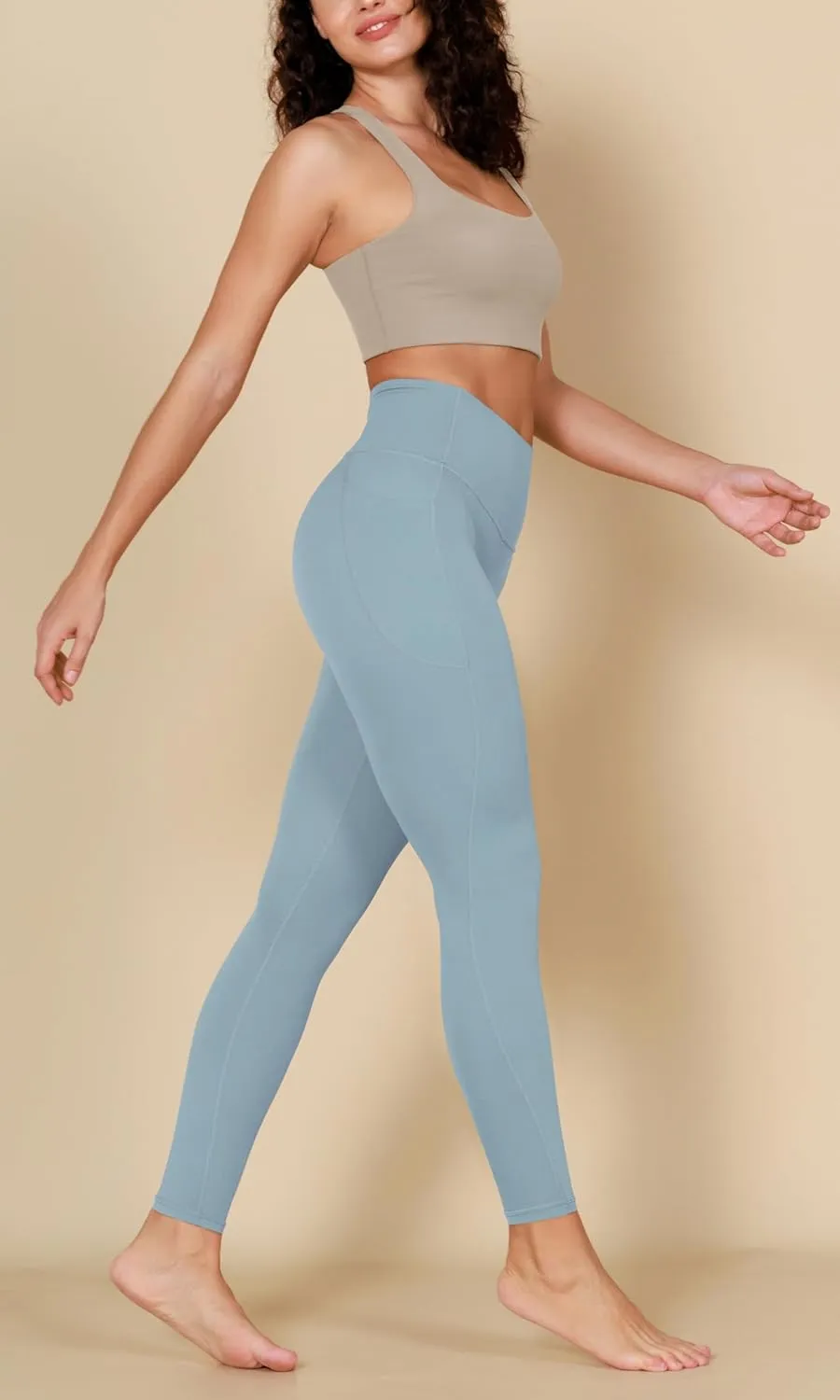 ODODOS 2-Pack Buttery Soft Lounge Yoga Leggings with Pockets for Women 23" / 25" / 28" High Waist Yoga Pants