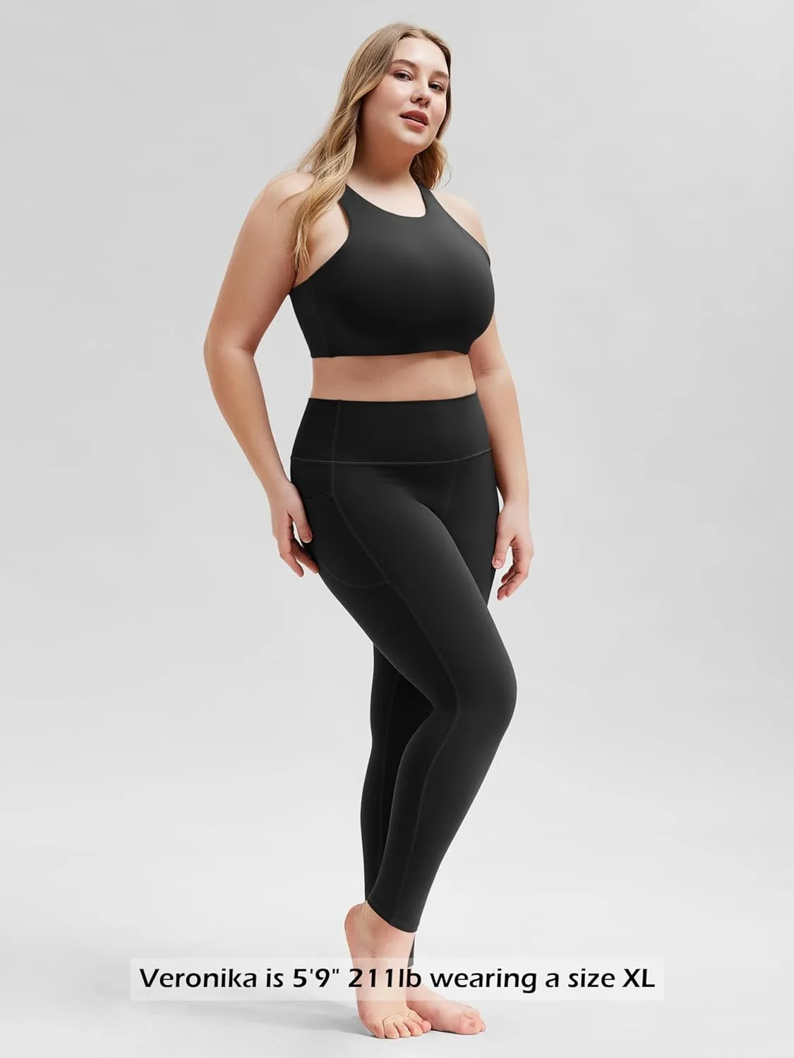 ODODOS 2-Pack Buttery Soft Lounge Yoga Leggings with Pockets for Women 23" / 25" / 28" High Waist Yoga Pants