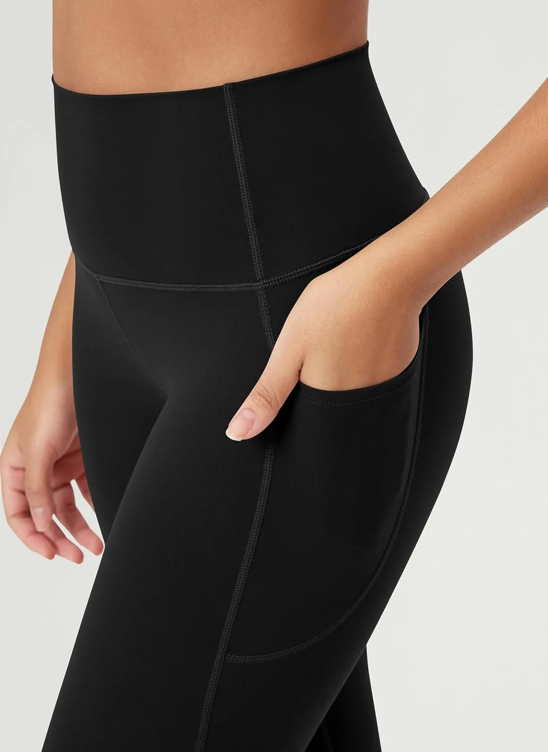 ODODOS 2-Pack Buttery Soft Lounge Yoga Leggings with Pockets for Women 23" / 25" / 28" High Waist Yoga Pants