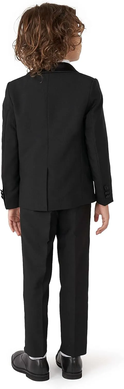 Opposuits Boys Formal Outfit - Premium Tuxedo Suit - Slim Fit -Includes Blazer, Pants and Bow Tie