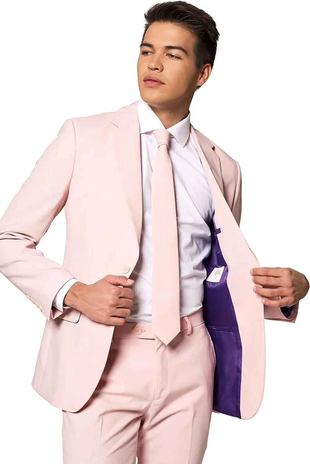 OppoSuits Solid Color Party Suits - Colorful Outfits for Prom, Weddings, Bachelor Parties - Comes With Blazer, Pants & Tie