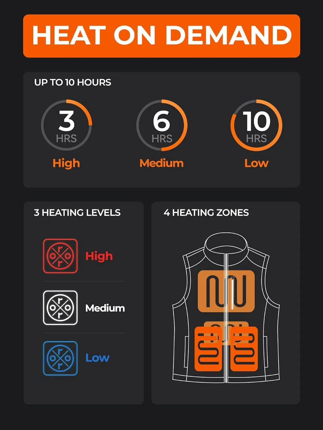 ORORO Women's Heated Softshell Vest with Battery, Soft Shell Heated Golf Vest for Women (Charger Not Included)