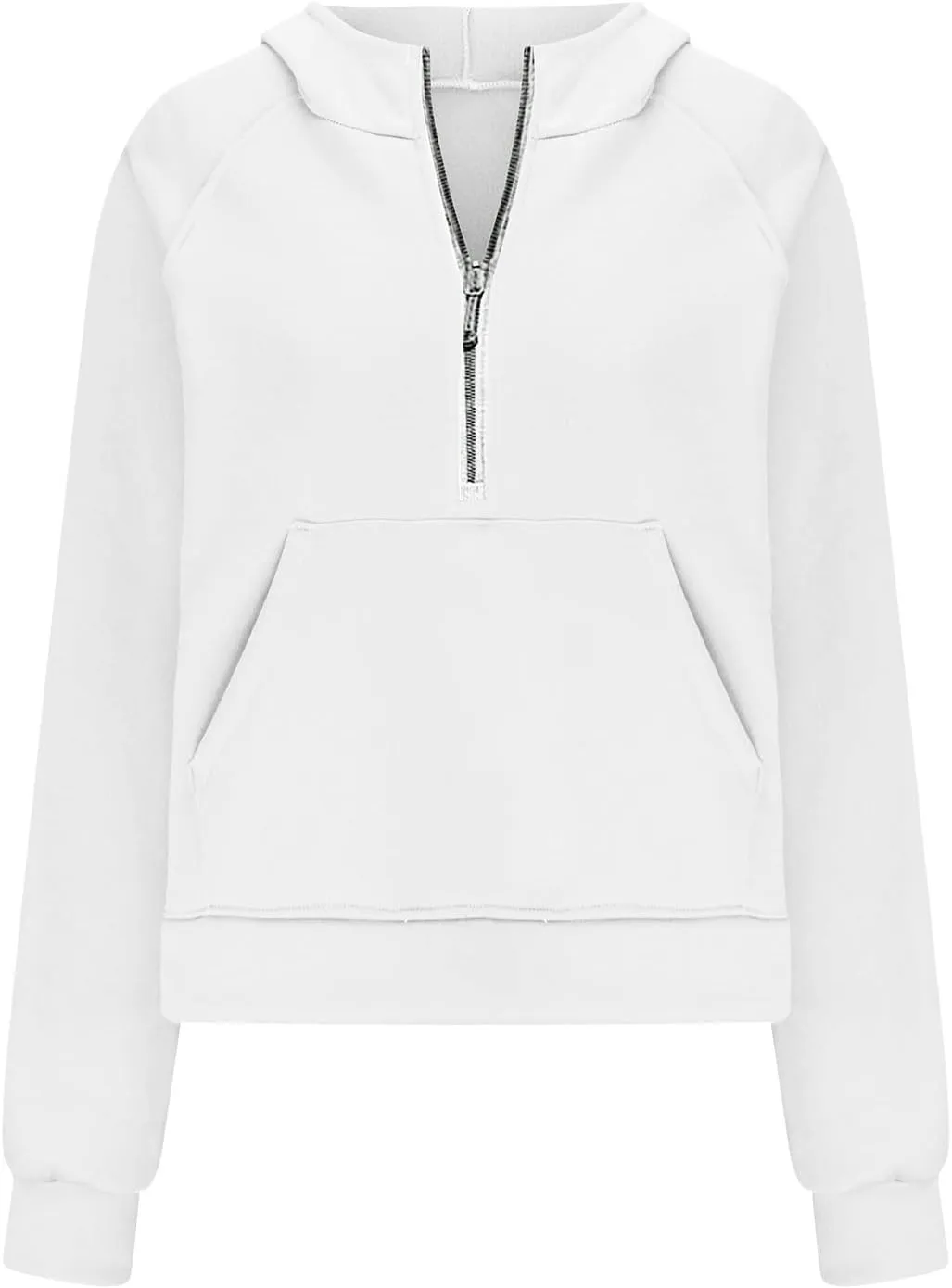 Oversized Sweatshirt for Women 2023 Fall Fashion Half Zip Long Sleeve Pullover Hoodies Comfy Casual Tops with Pockets
