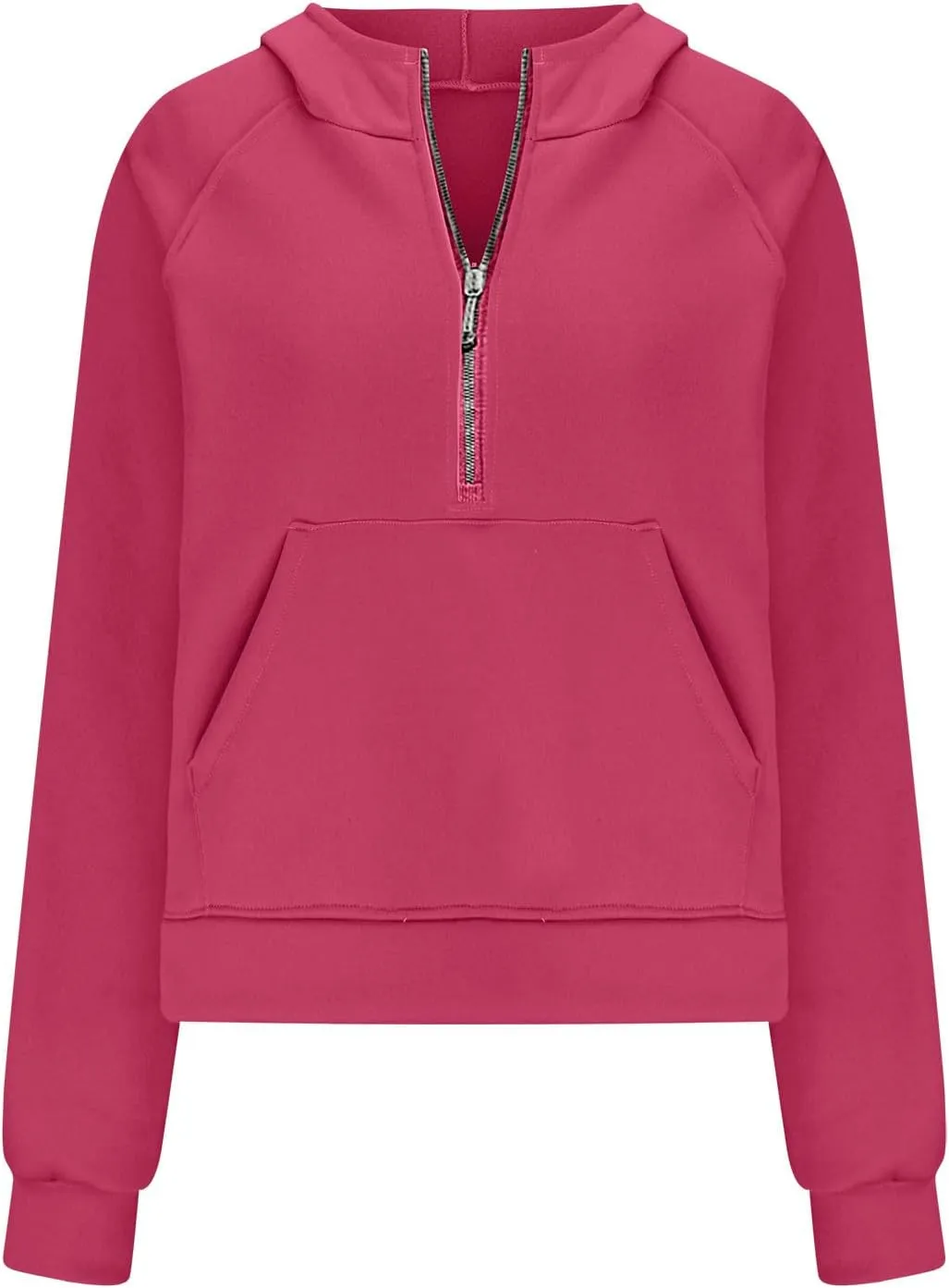 Oversized Sweatshirt for Women 2023 Fall Fashion Half Zip Long Sleeve Pullover Hoodies Comfy Casual Tops with Pockets