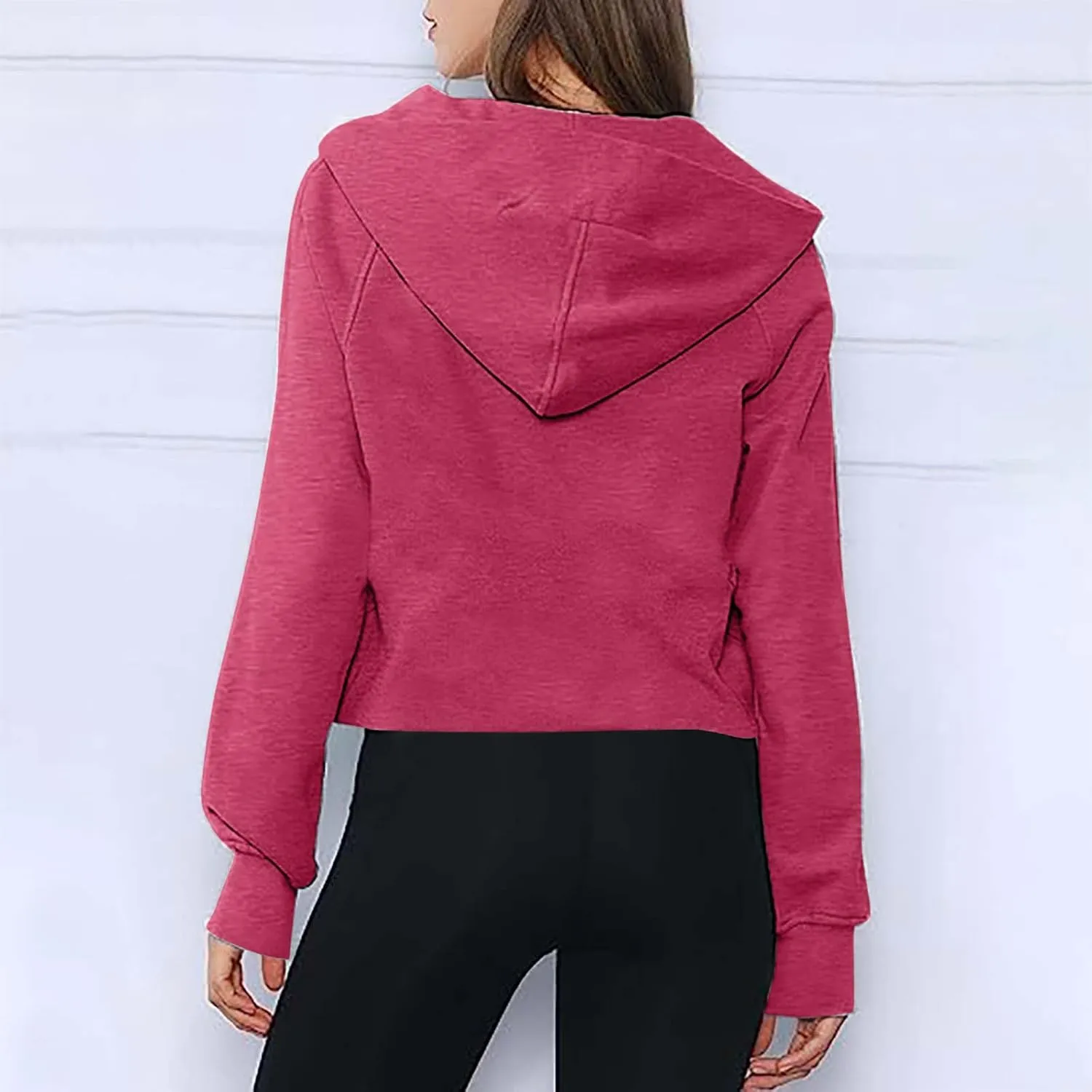 Oversized Sweatshirt for Women 2023 Fall Fashion Half Zip Long Sleeve Pullover Hoodies Comfy Casual Tops with Pockets