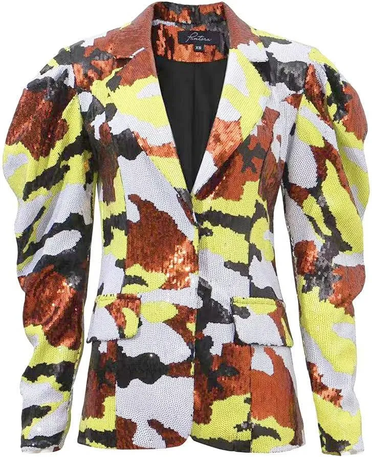Pantora Women's Selena Sequin Blazer