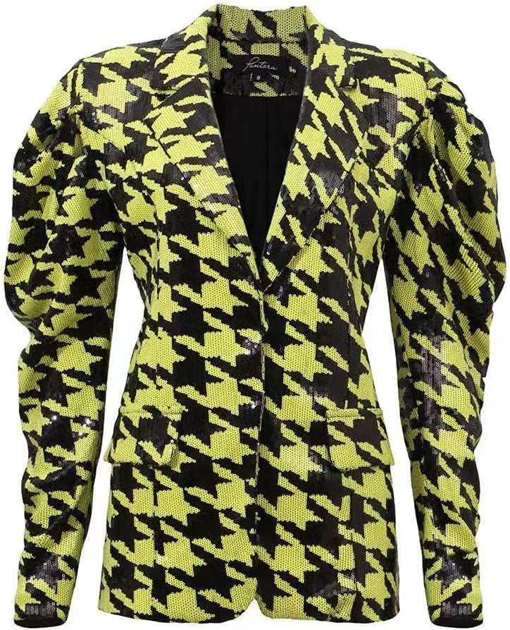Pantora Women's Selena Sequin Blazer