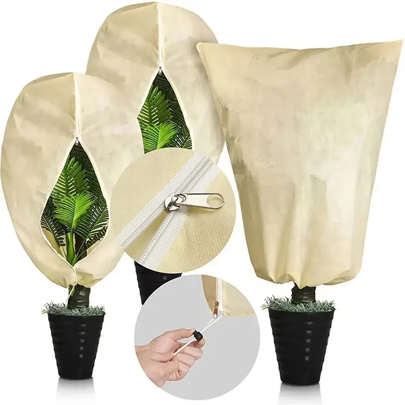 Plant Thickened Drawstring Bag Freeze Protection Covers50% OFF