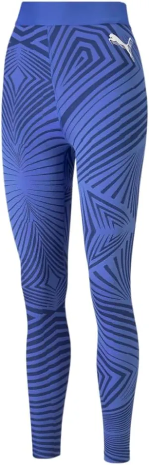 PUMA Womens Crossover Leggings Casual - Blue - Size S