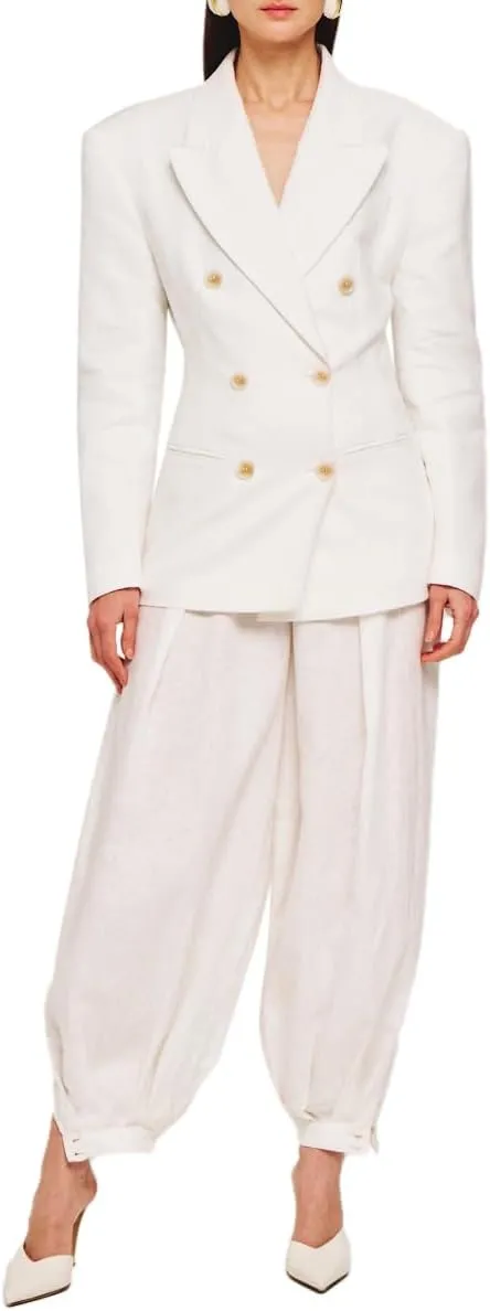 Ronny Kobo Women's Tailored Linen Cosette Blazer