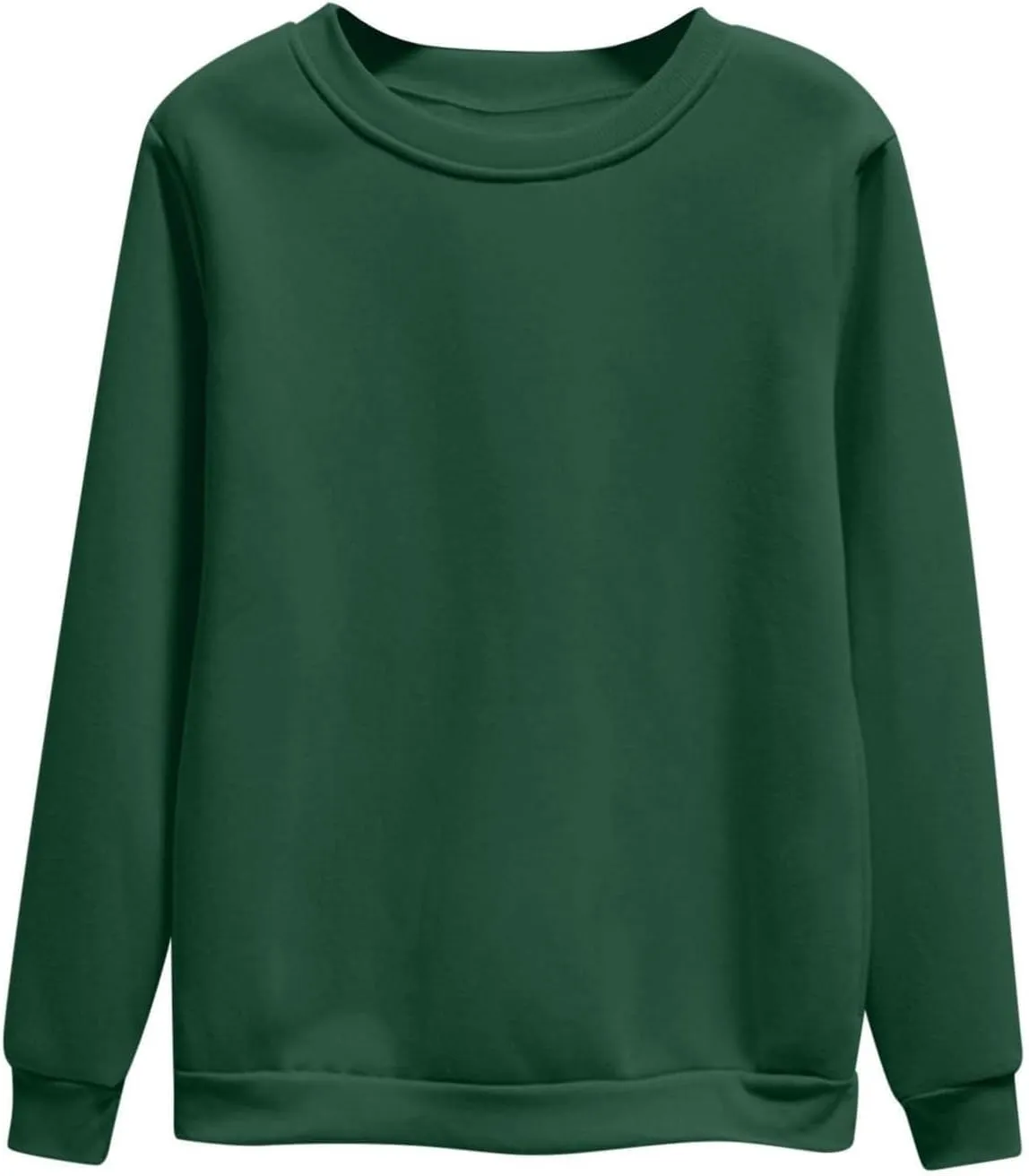 slqdgmryz Crew Neck Sweatshirts Women Preppy Fleece Y2k Hoodie Oversized Crewneck Sweatshirt Cute Winter Clothes Outfits