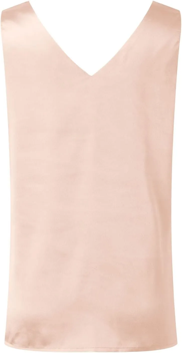 Summer Tank Tops for Women 2025 V Neck Casual Cami Sleeveless Camisole Blouses Summer Basic Tank Shirt