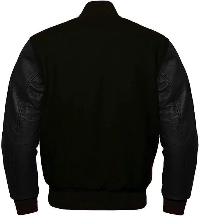 Varsity Women's Baseball Letterman Bomber Uniform Multiy Wool & Genuine Leather Sleeves Jacket