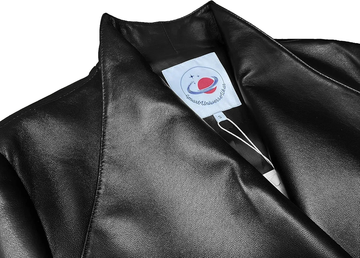 Women's Genuine Leather Trench Coat Black Lambskin Long Leather Jacket Coat with Belt SmartUniverseWear