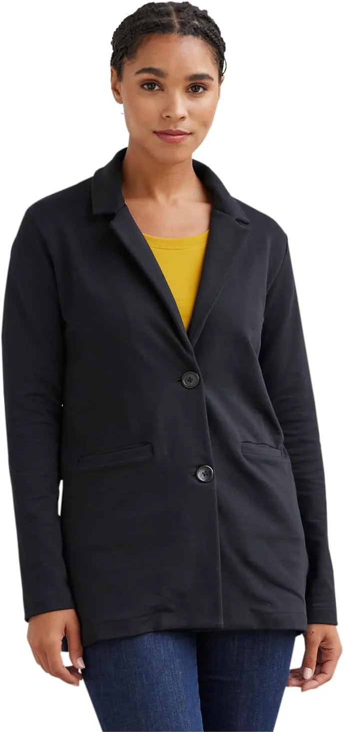 Women's Organic Relaxed Knit Blazer