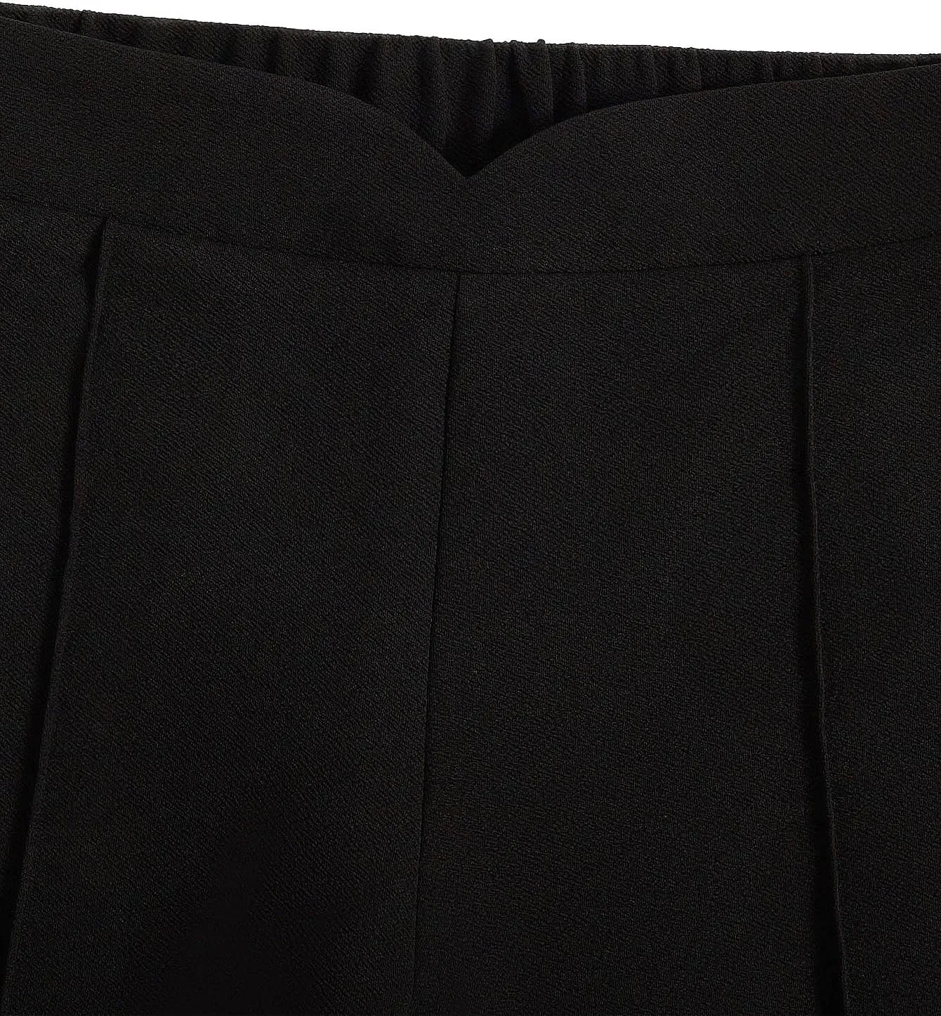 Women's Plus Size Pants Wide Leg High Elastic Waist Loose Fit Elegant Dress Pants