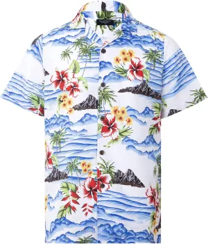 Year In Year Out Mens Hawaiian Shirt Regular Fit Hawaiian Shirts for Men with Quick to Dry Effect