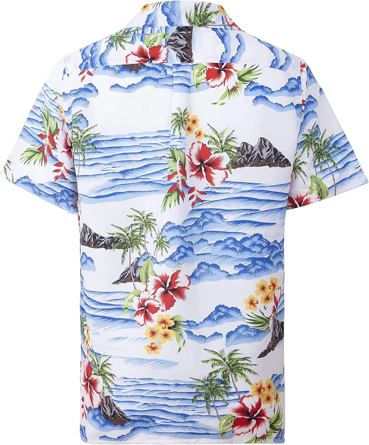 Year In Year Out Mens Hawaiian Shirt Regular Fit Hawaiian Shirts for Men with Quick to Dry Effect