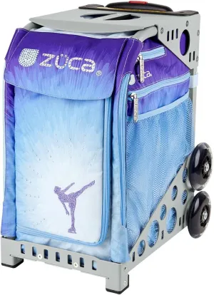 ZCA Sport Ice Dreamz Rolling Bag with Gray Frame (flashing wheels)