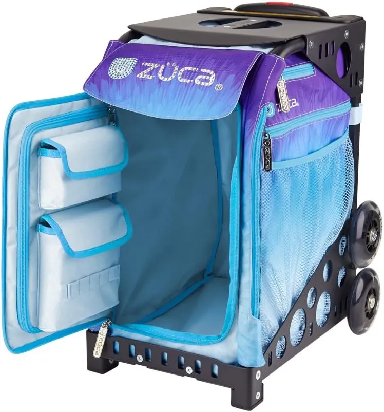 ZCA Sport Ice Dreamz Rolling Bag with Gray Frame (flashing wheels)